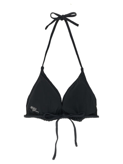 Polo Ralph Lauren Black Recycled Polyester Bikini