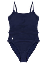 Polo Ralph Lauren Kennedy Blue One-Piece Swimsuit