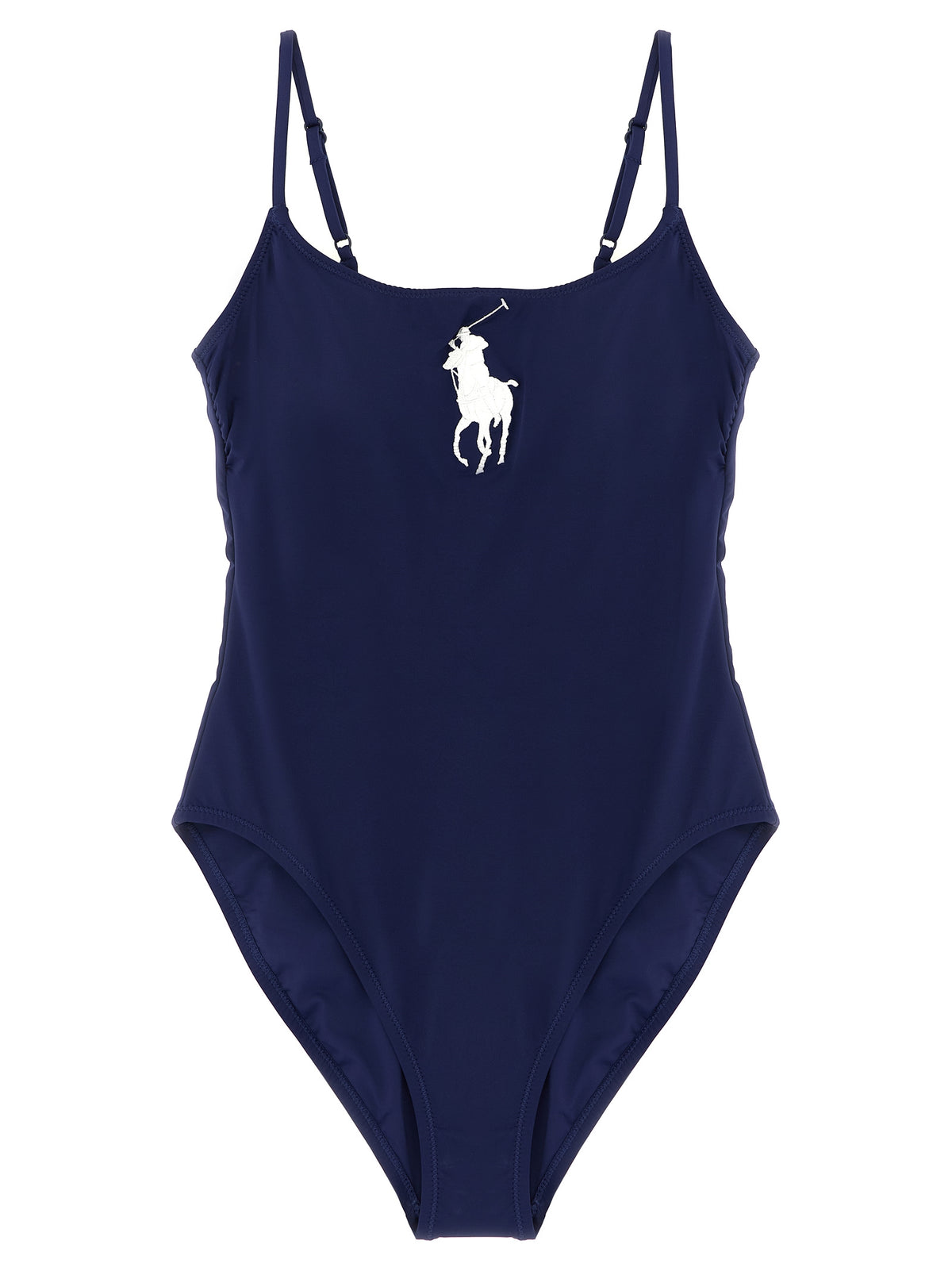Maillot de bain une pièce Polo Ralph Lauren en nylon bleu