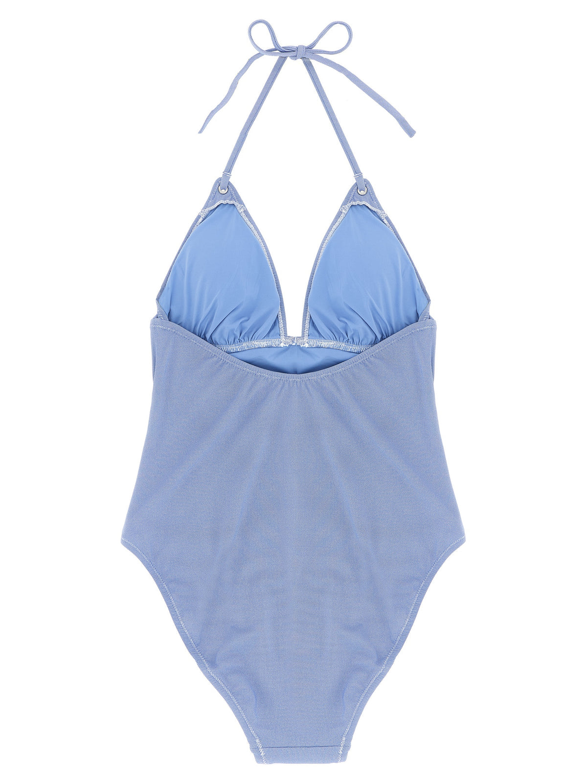 Polo Ralph Lauren Blue Nylon One-Piece Swimsuit