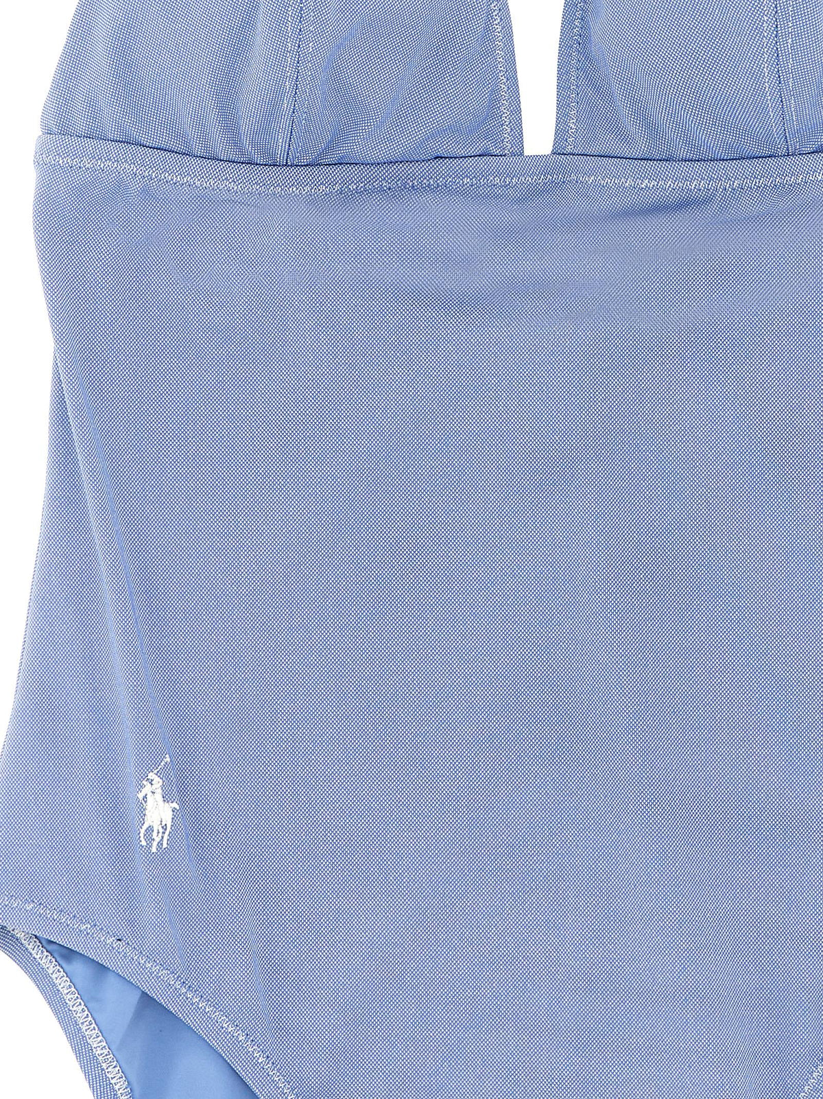Polo Ralph Lauren Blue Nylon One-Piece Swimsuit