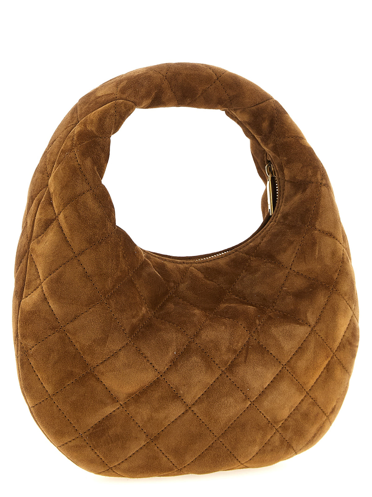 Sac à main Saint Laurent en cuir de veau marron
