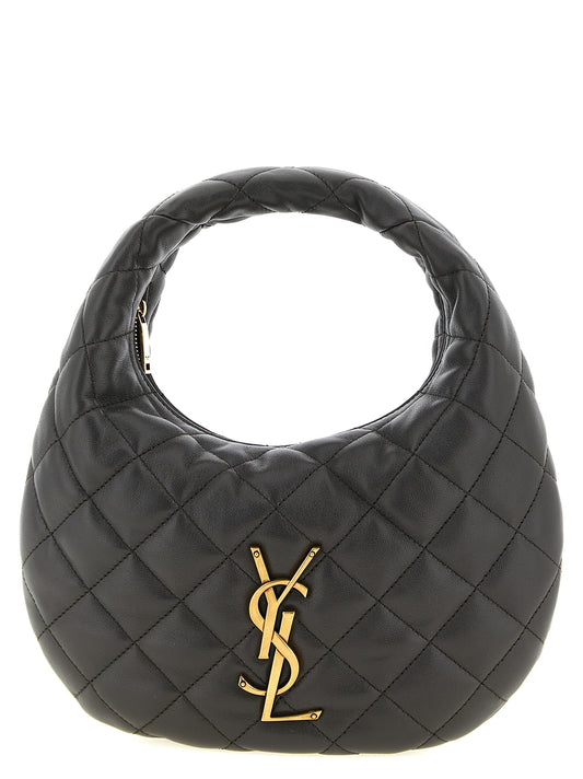 Sac à main Saint Laurent en cuir d'agneau marron