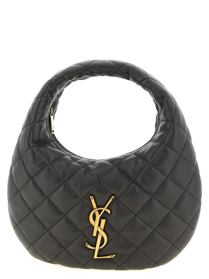 Sac à main Saint Laurent en cuir d'agneau marron