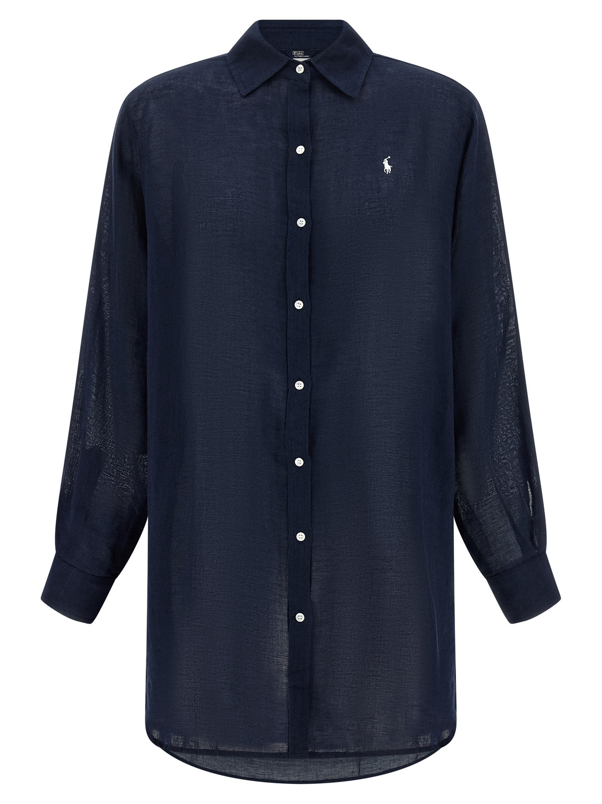 Polo Ralph Lauren Blue Organic Cotton Blouse