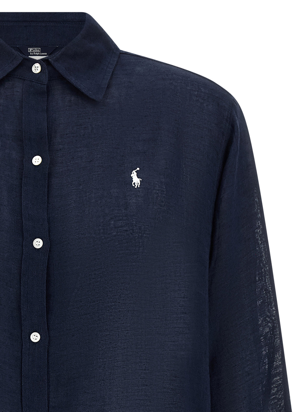 Polo Ralph Lauren Blue Organic Cotton Blouse
