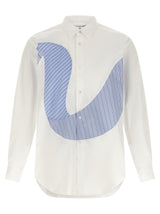 Comme Des Garçons White Cotton Blouse - Avant-Garde Fashion