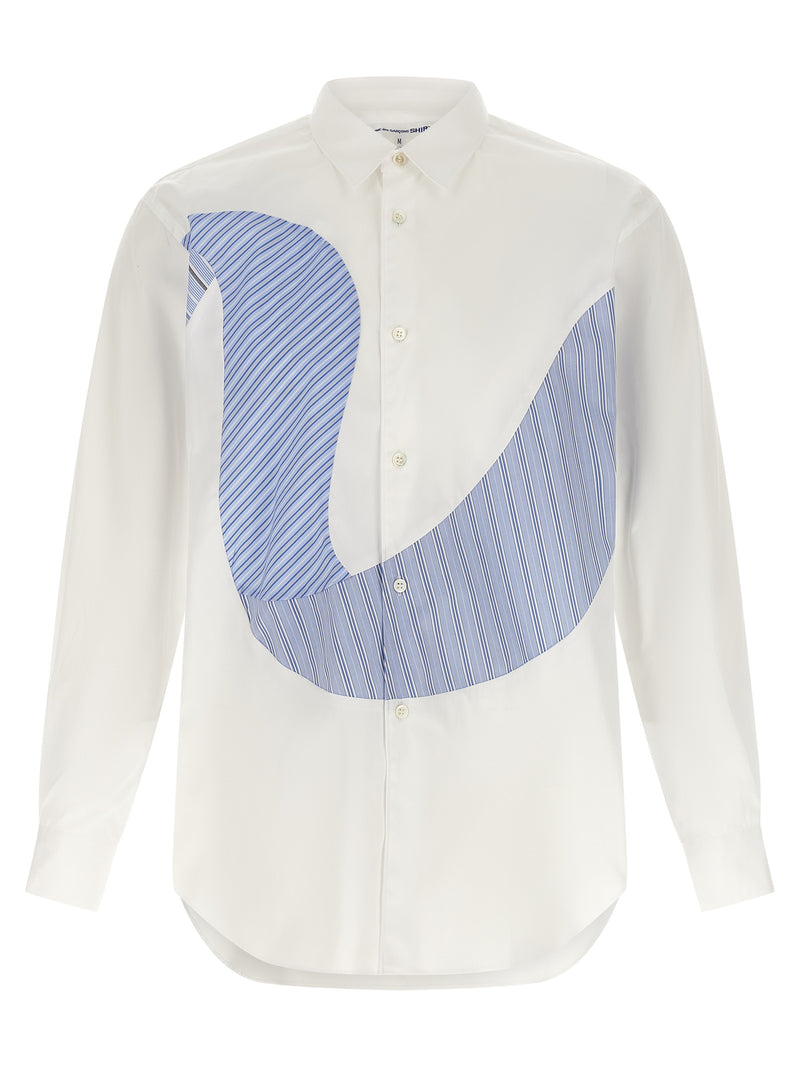 Comme Des Garçons White Cotton Blouse - Avant-Garde Style