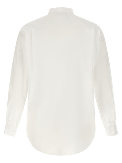Comme Des Garçons White Cotton Blouse