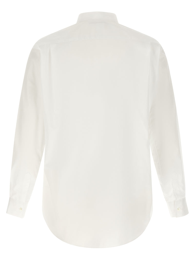 Comme Des Garçons White Cotton Blouse - Avant-Garde Style
