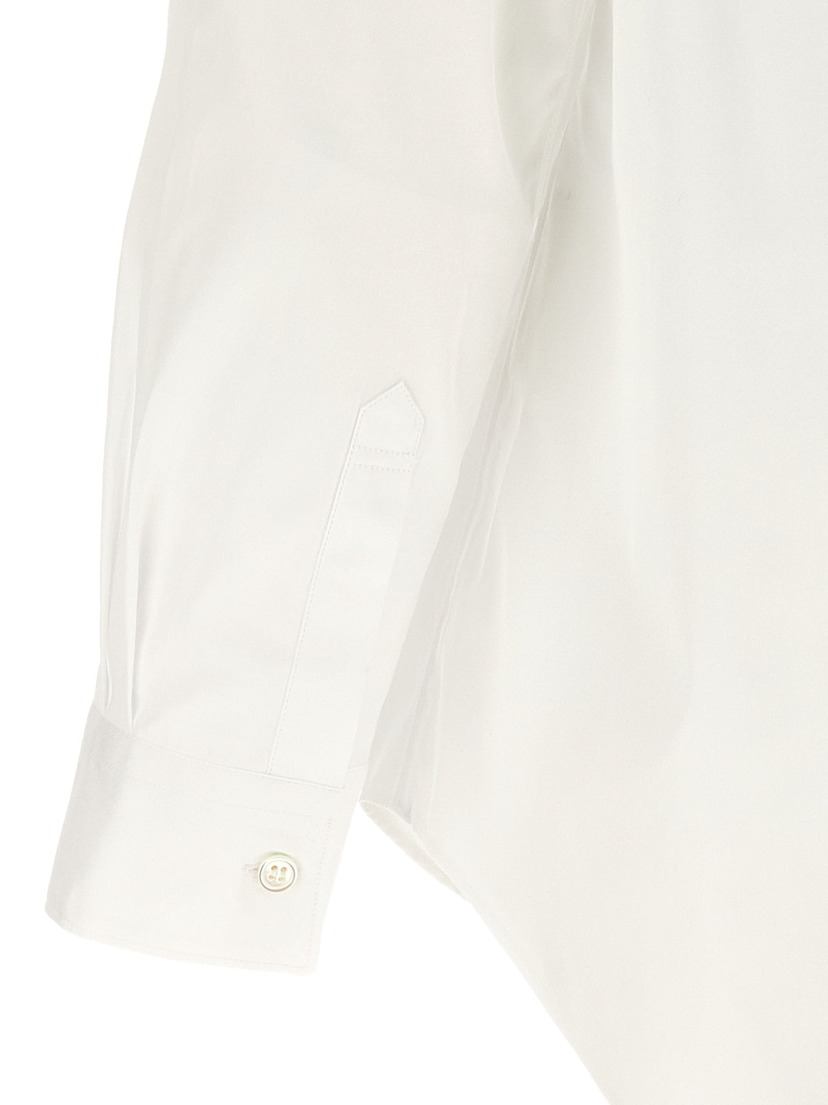 Comme Des Garçons White Cotton Blouse - Avant-Garde Fashion