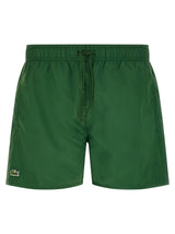 Lacoste Bicolor Polyester Swim Shorts for Men