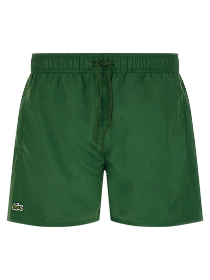 Lacoste Bicolor Polyester Swim Shorts
