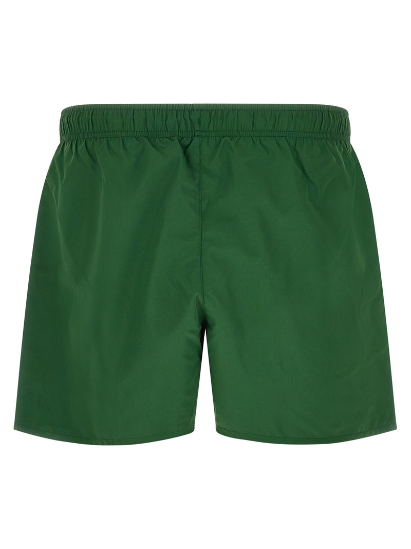 Lacoste Bicolor Polyester Swim Shorts for Men