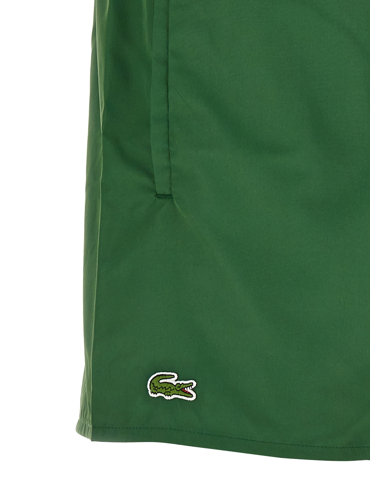 Lacoste Bicolor Polyester Swim Shorts for Men