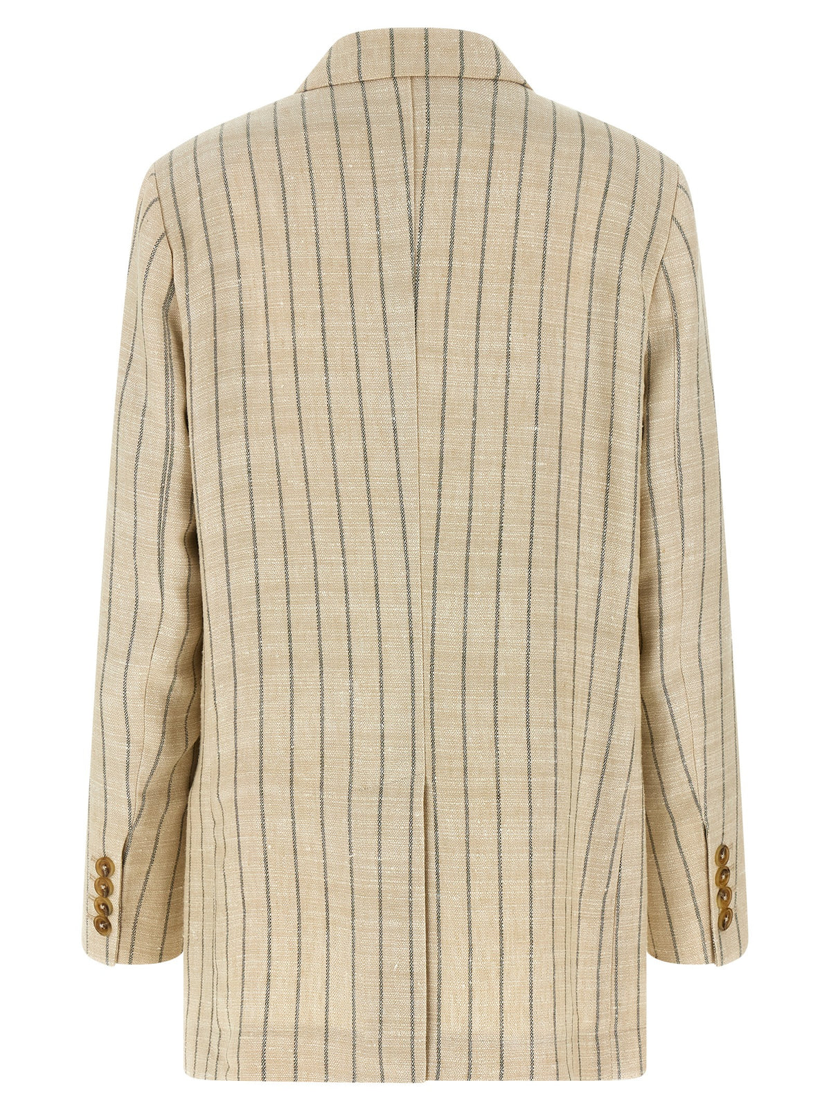 Blazé Milano Serene Everyday Beige Cotton Blazer