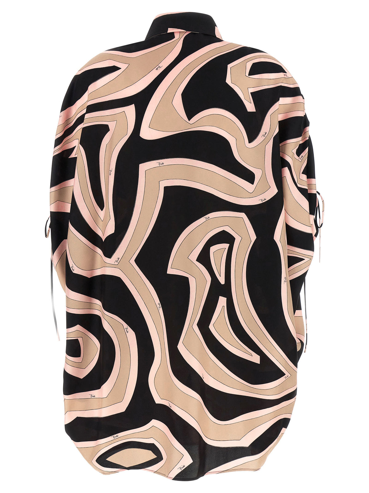 Emilio Pucci Labirinto Multicolor Silk Short Dress