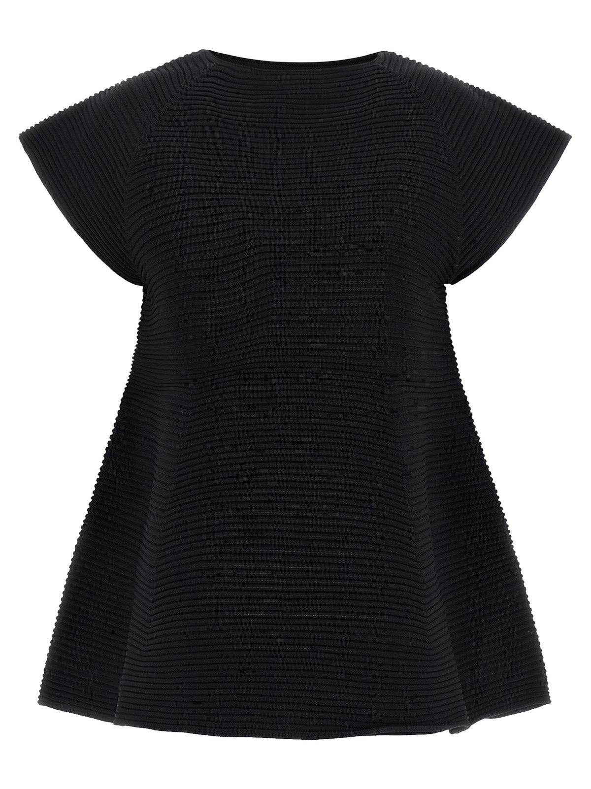 Robe courte Issey Miyake en polyester noir