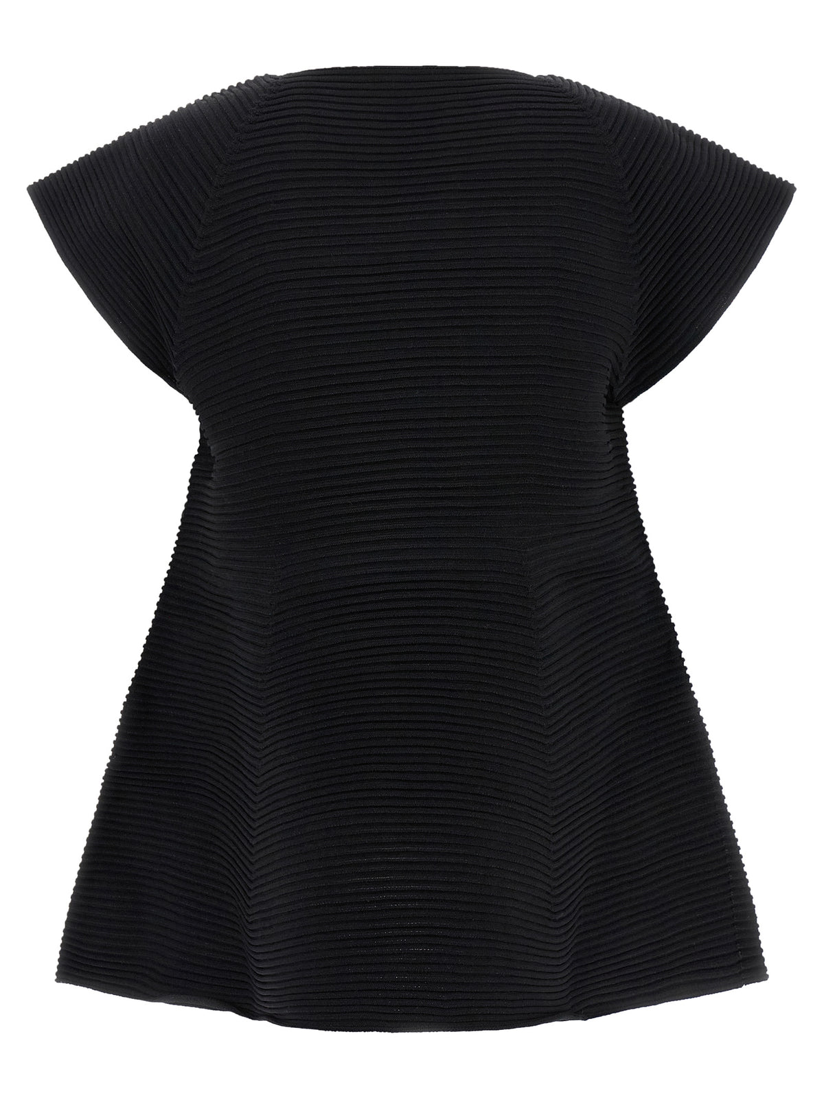 Robe courte Issey Miyake en polyester noir