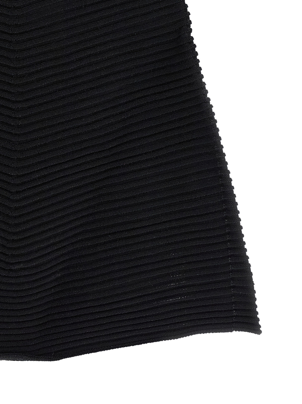Robe courte Issey Miyake en polyester noir