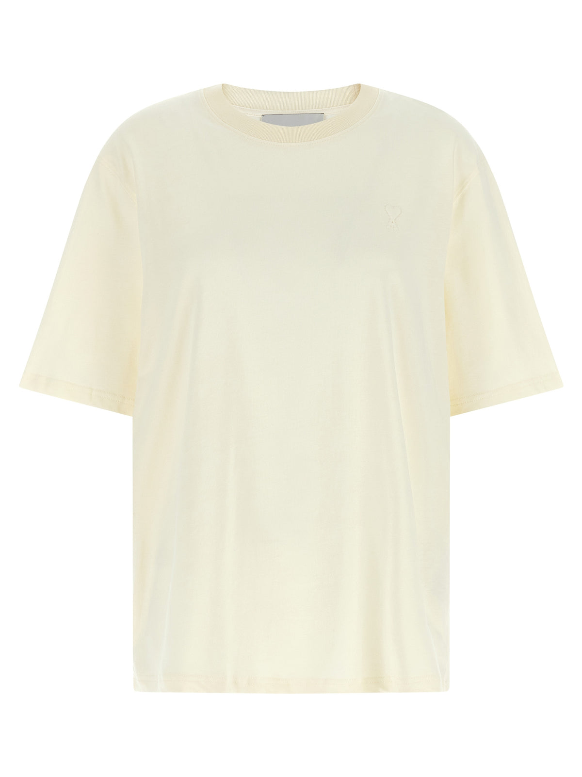 T-shirt en coton blanc Ami Paris