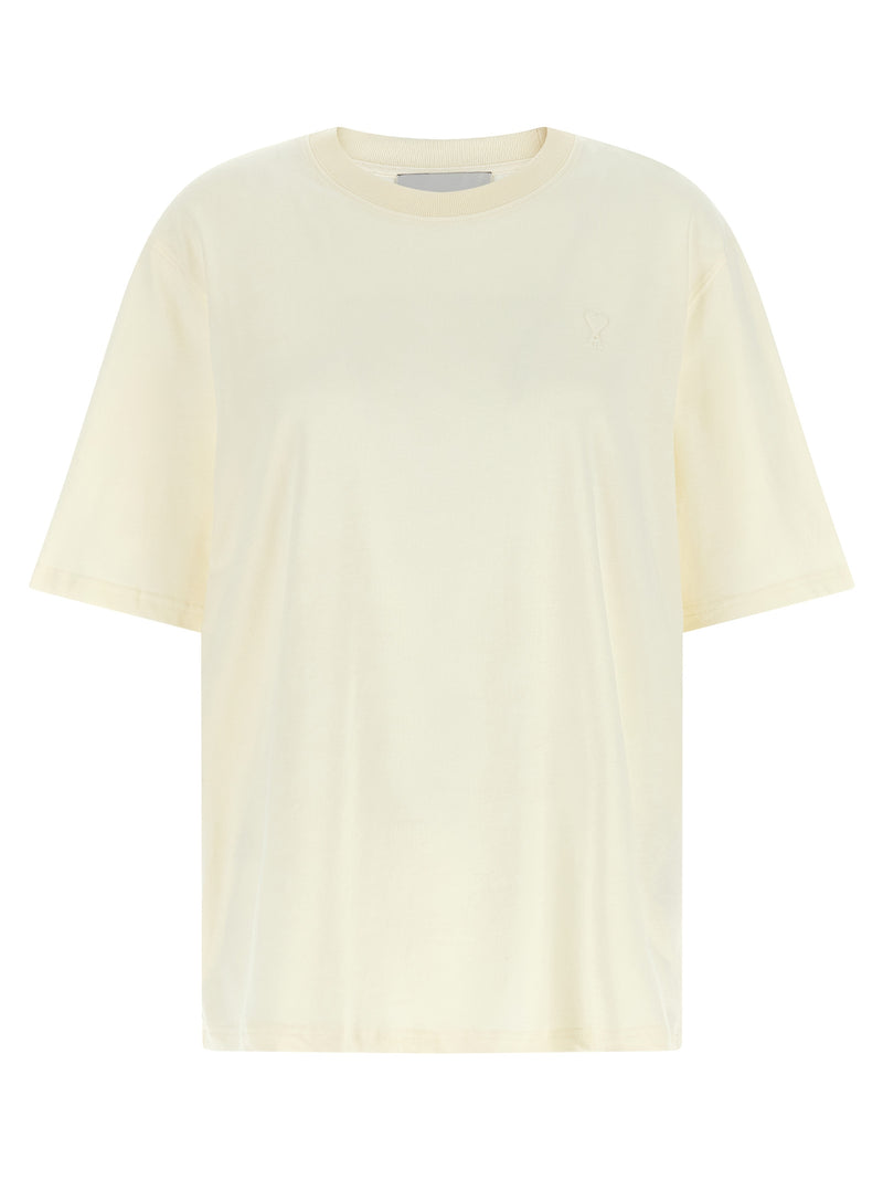 T-shirt en coton blanc Ami Paris