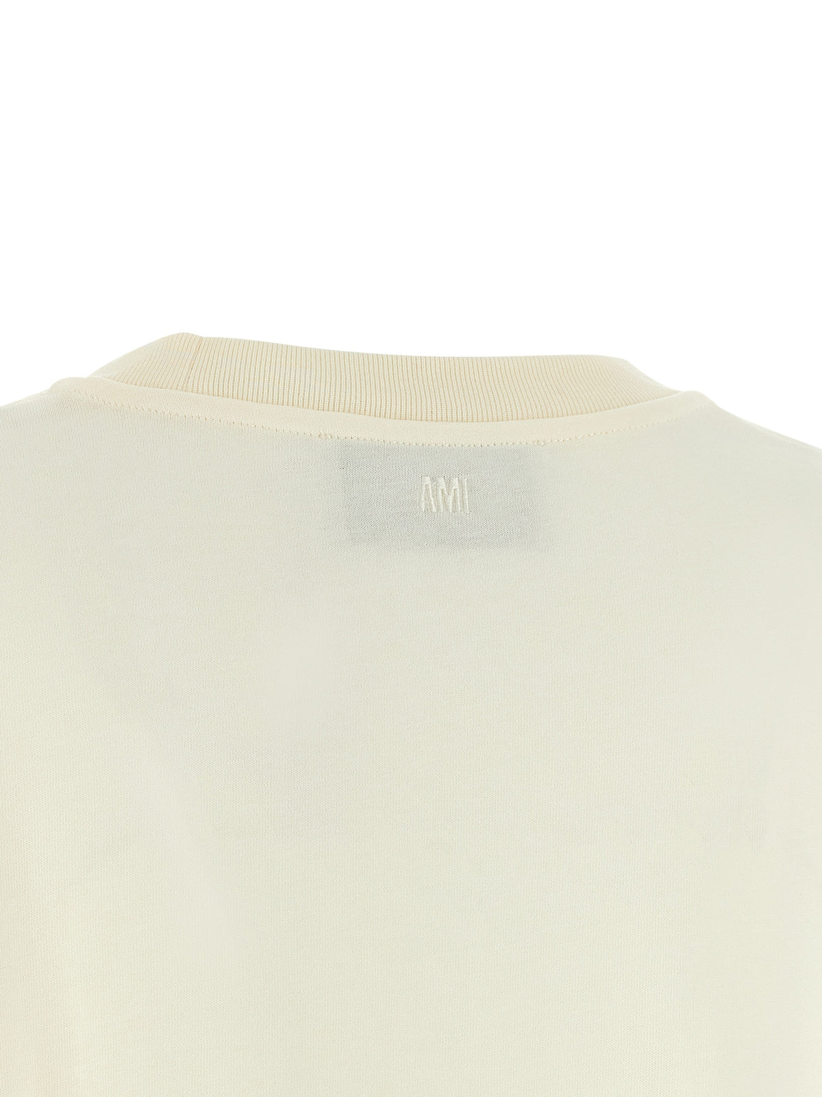 T-shirt en coton blanc Ami Paris