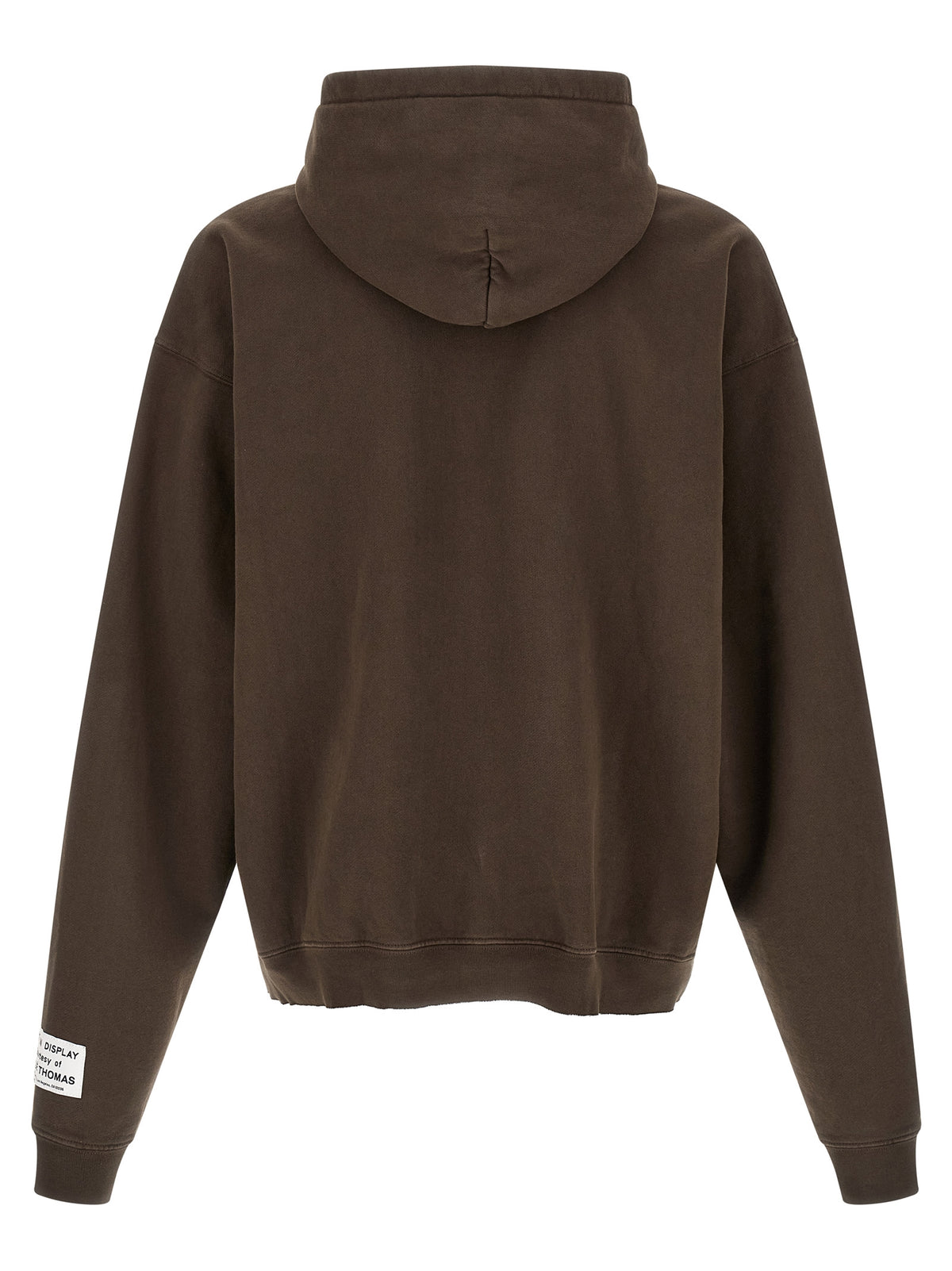 GALLERY DEPT. Brown Cotton Sweatshirt - French Logo Painted