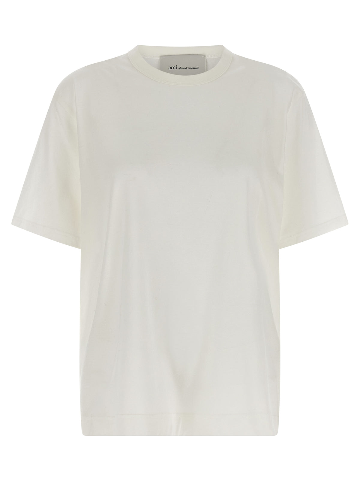 Ami Paris White Cotton T-Shirt