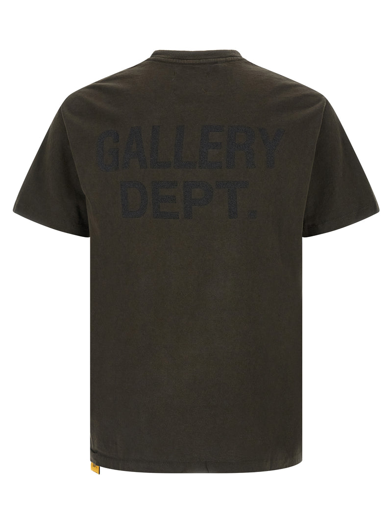 T-shirt en Coton Noir GALLERY DEPT.