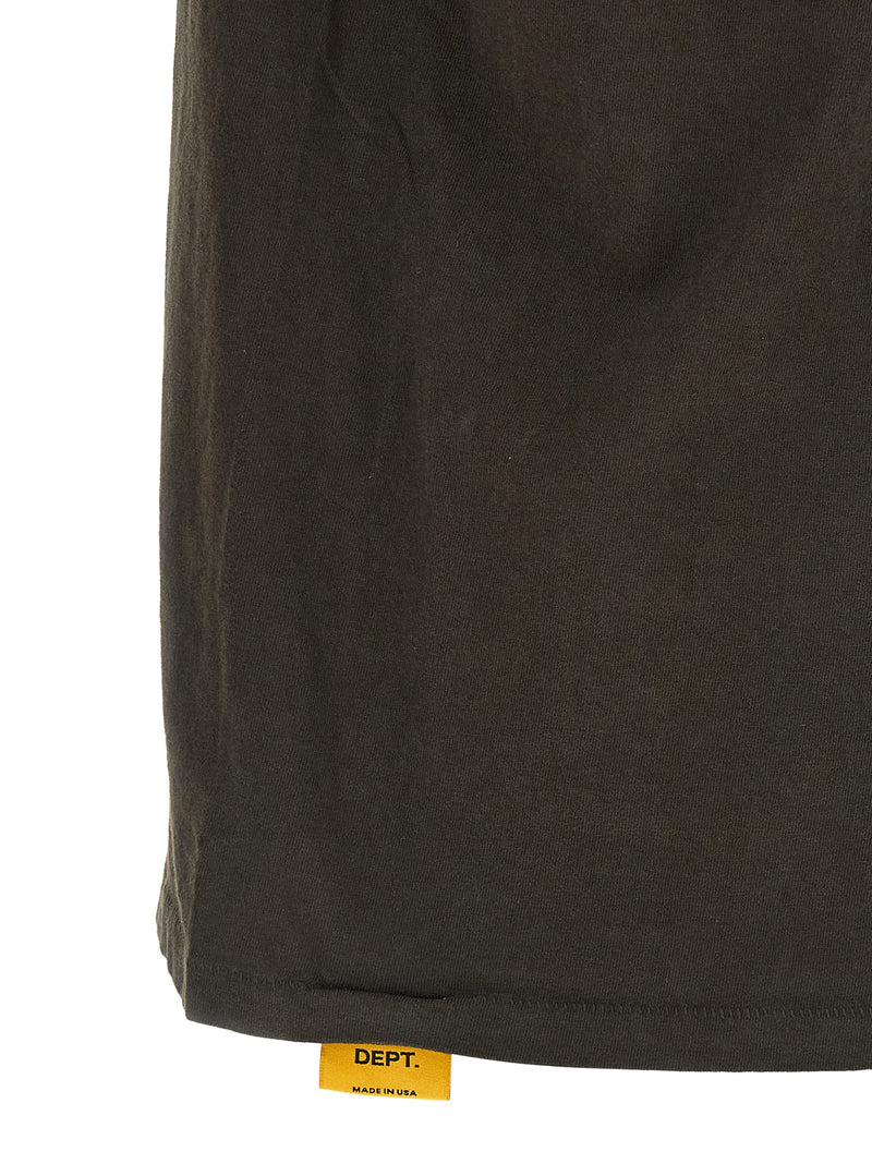 T-shirt en Coton Noir GALLERY DEPT.
