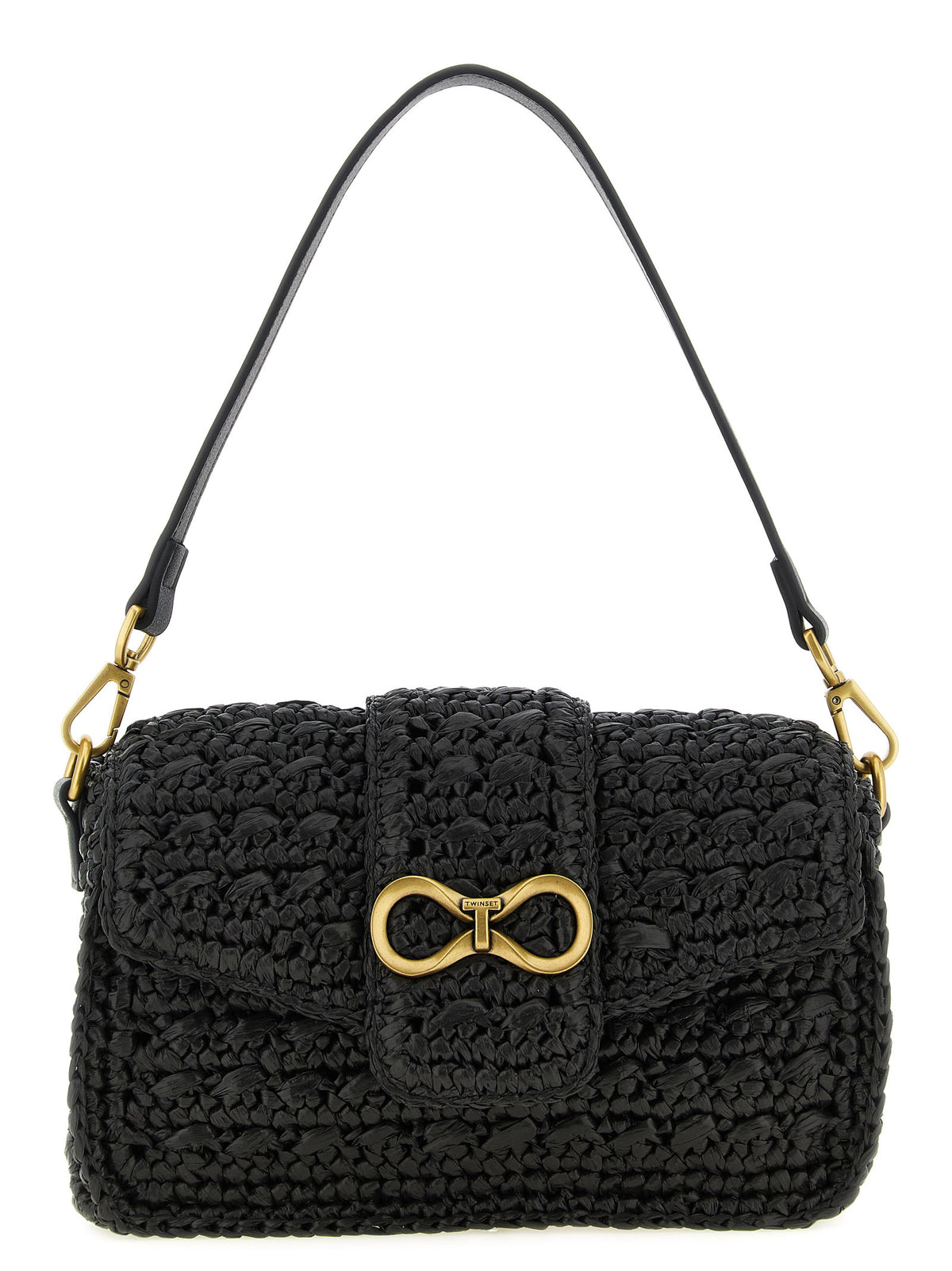 Sac bandoulière Twinset en polypropylène noir