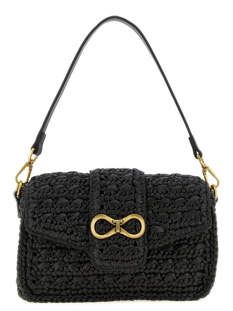 Twinset Black Polypropylene Crossbody Bag