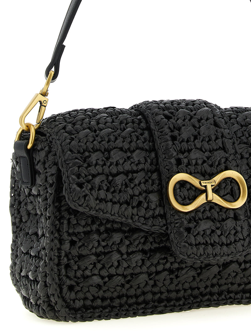 Twinset Black Polypropylene Crossbody Bag