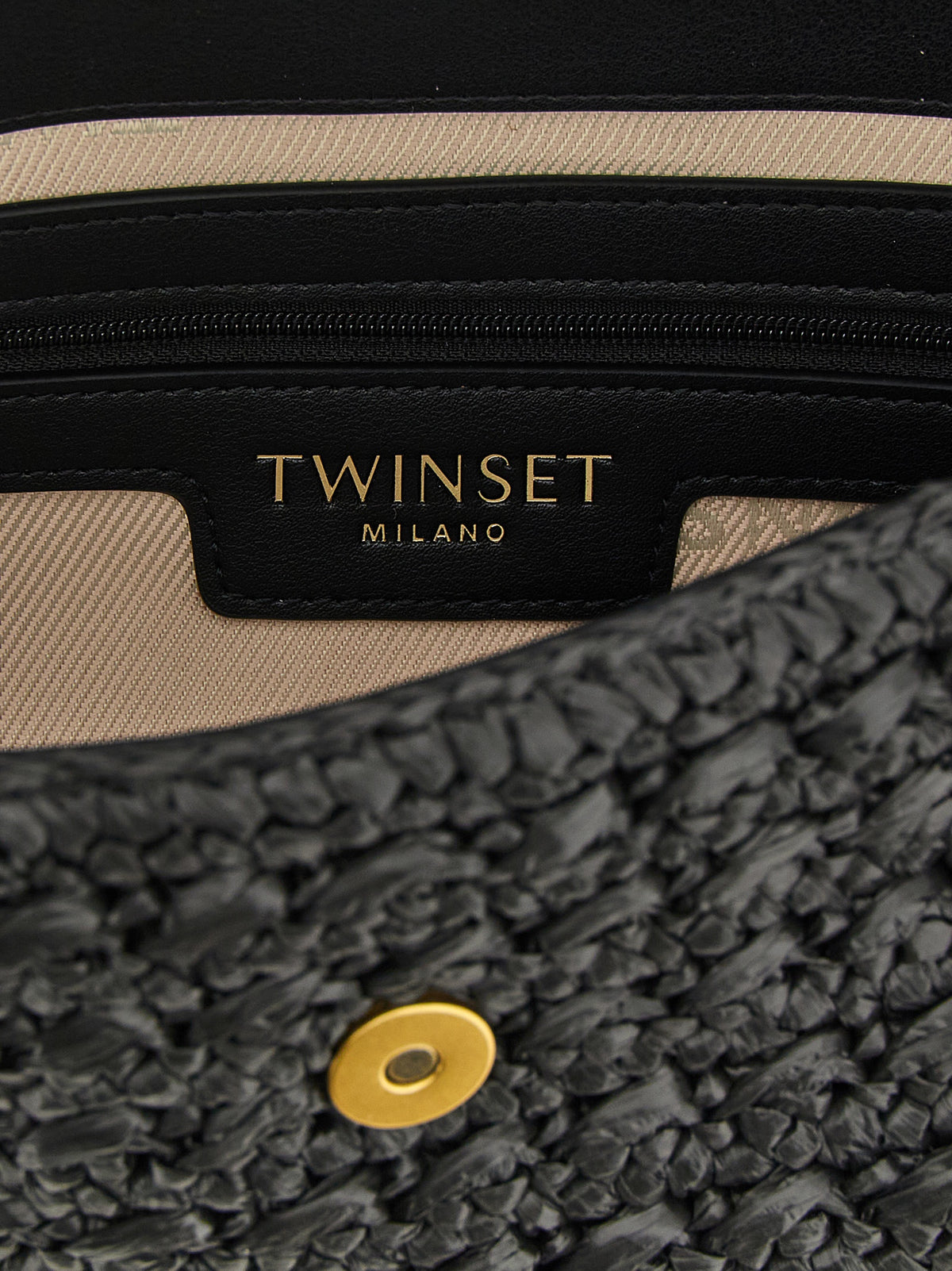 Sac bandoulière Twinset en polypropylène noir