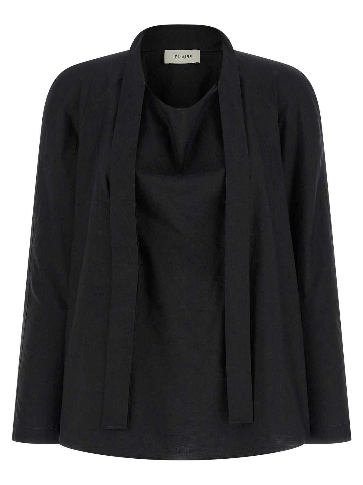 Lemaire Black Cotton Blouse
