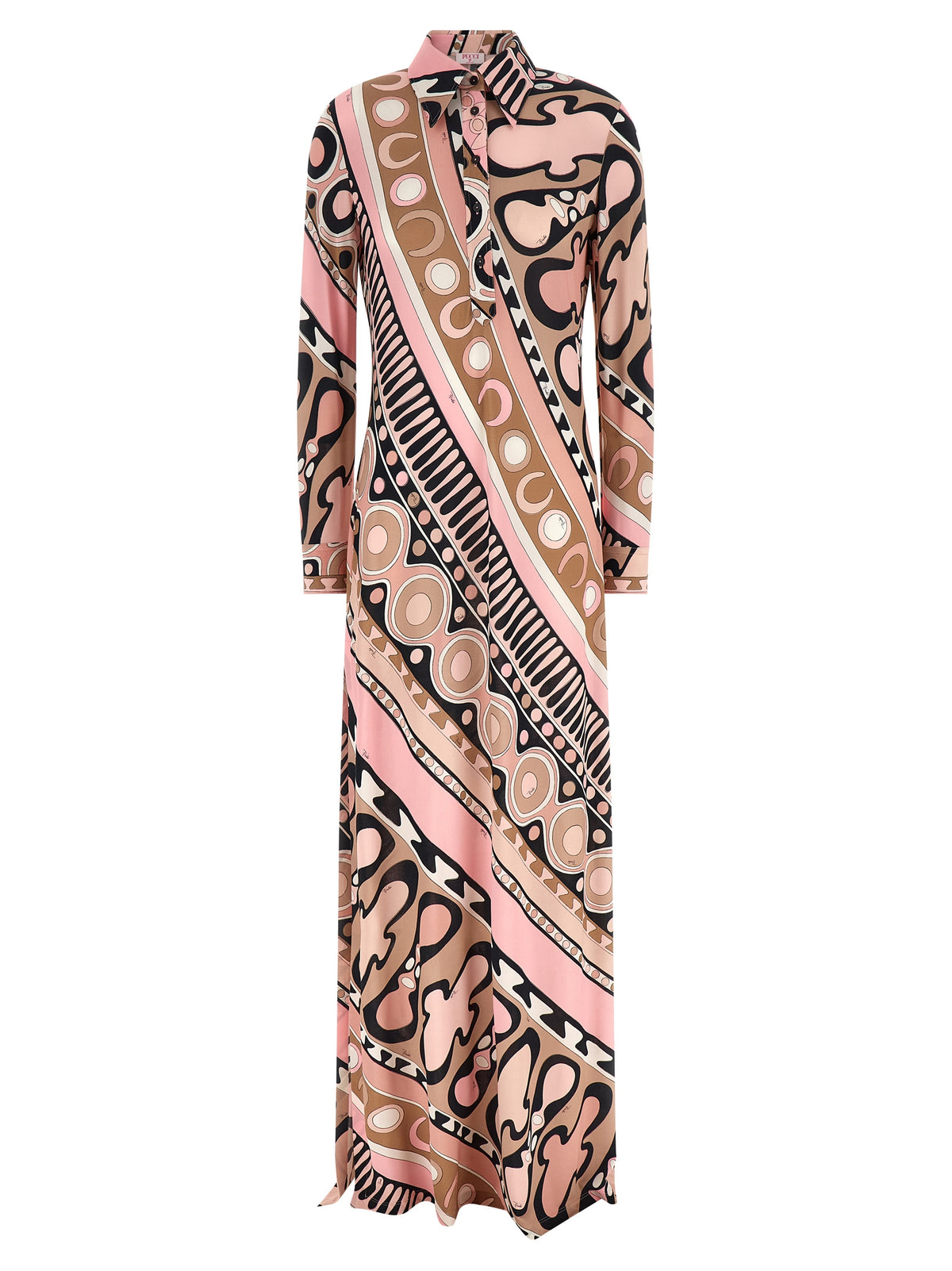 Emilio Pucci Multicolor Viscose Long Dress