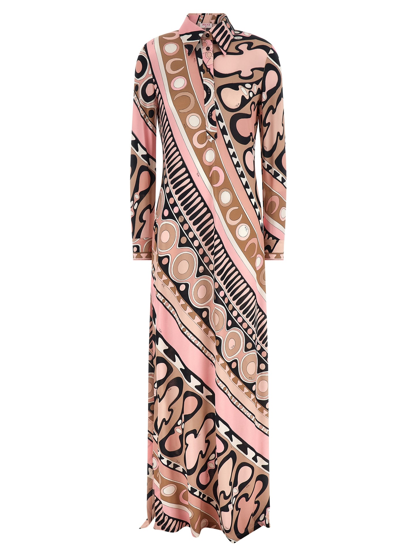 Emilio Pucci Multicolor Viscose Long Dress