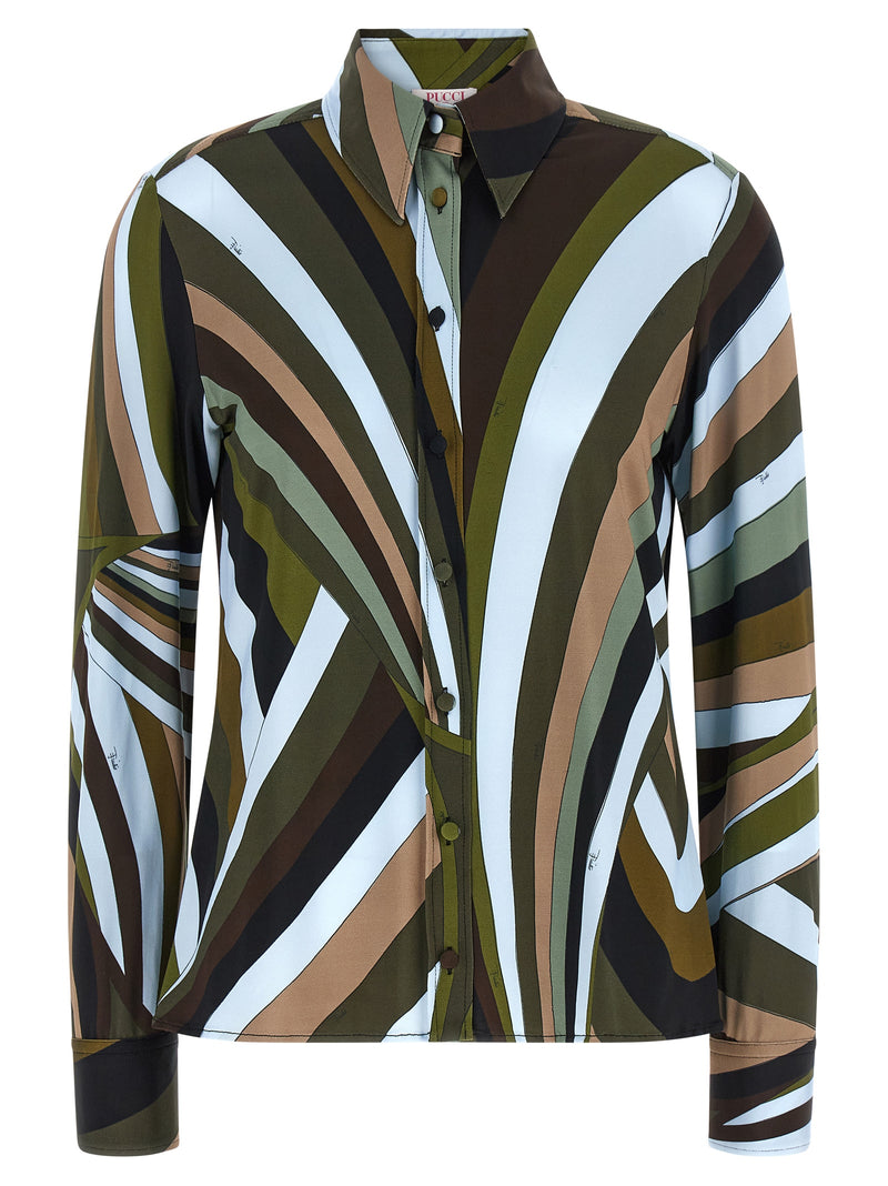 Chemisier Emilio Pucci en Viscose Multicolore
