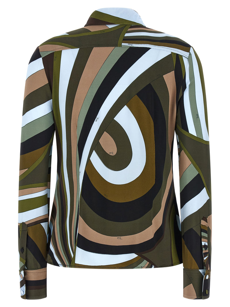 Chemisier Emilio Pucci en Viscose Multicolore