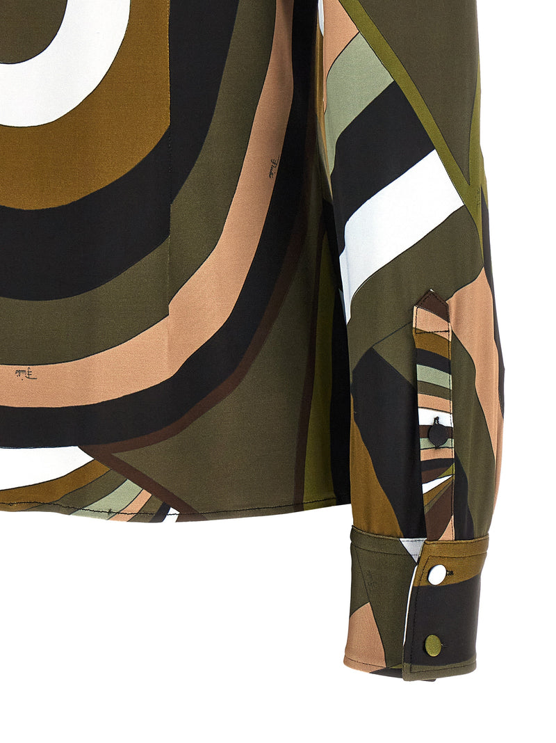 Chemisier Emilio Pucci en Viscose Multicolore