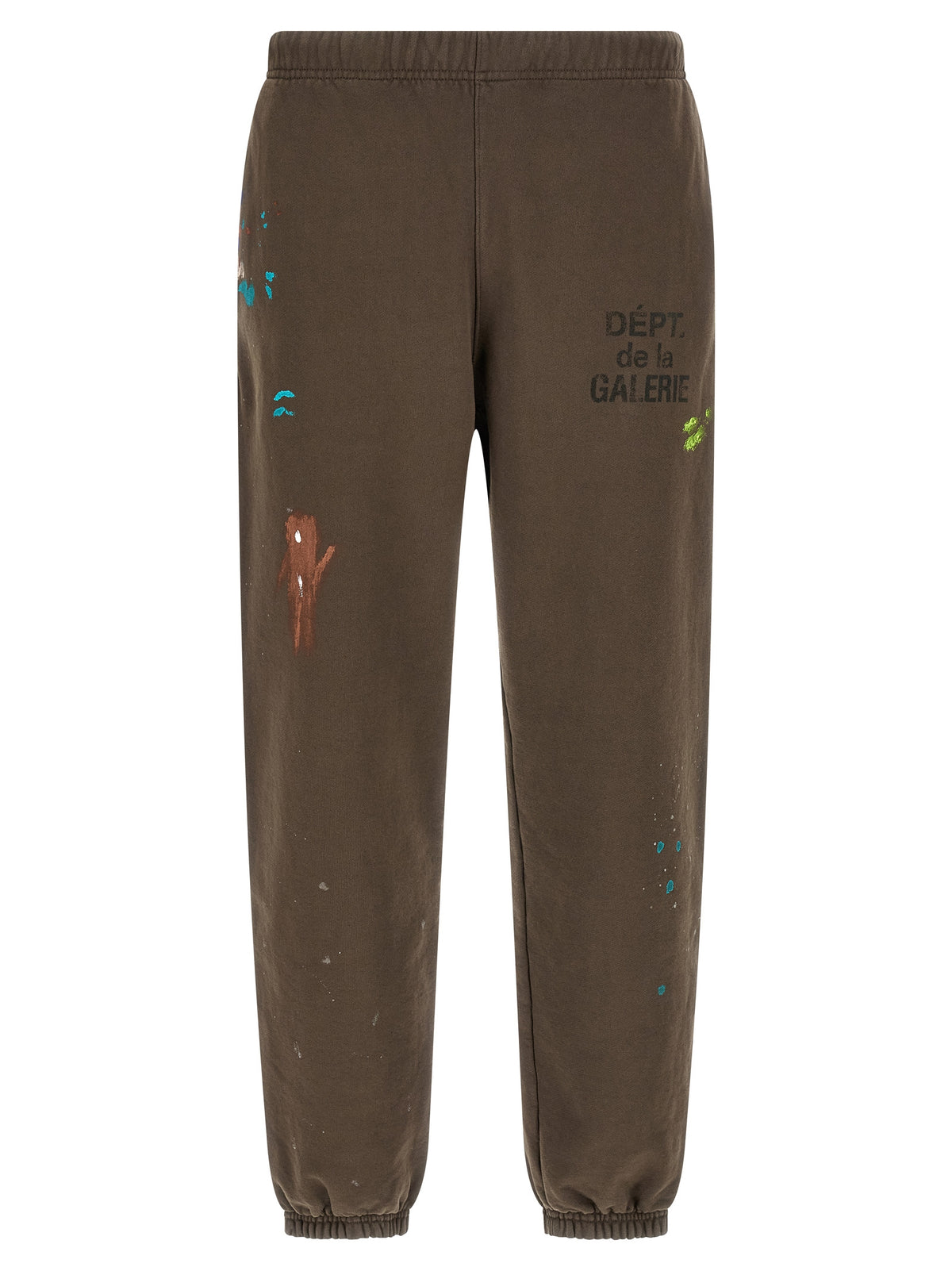 GALLERY DEPT. Pantalon de jogging marron en coton (pantalon d'entraînement)