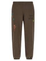 GALLERY DEPT. Pantalon de jogging marron en coton (pantalon d'entraînement)