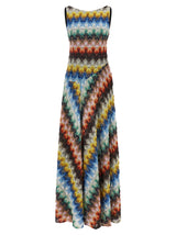 Robe longue Missoni multicolore en viscose