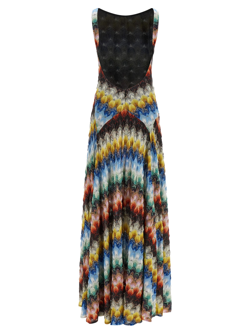 Robe longue Missoni multicolore en viscose