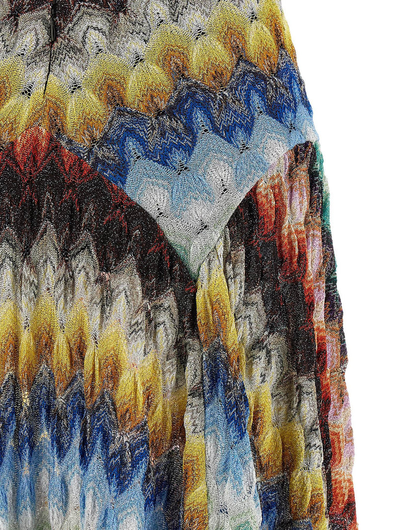 Robe longue Missoni multicolore en viscose