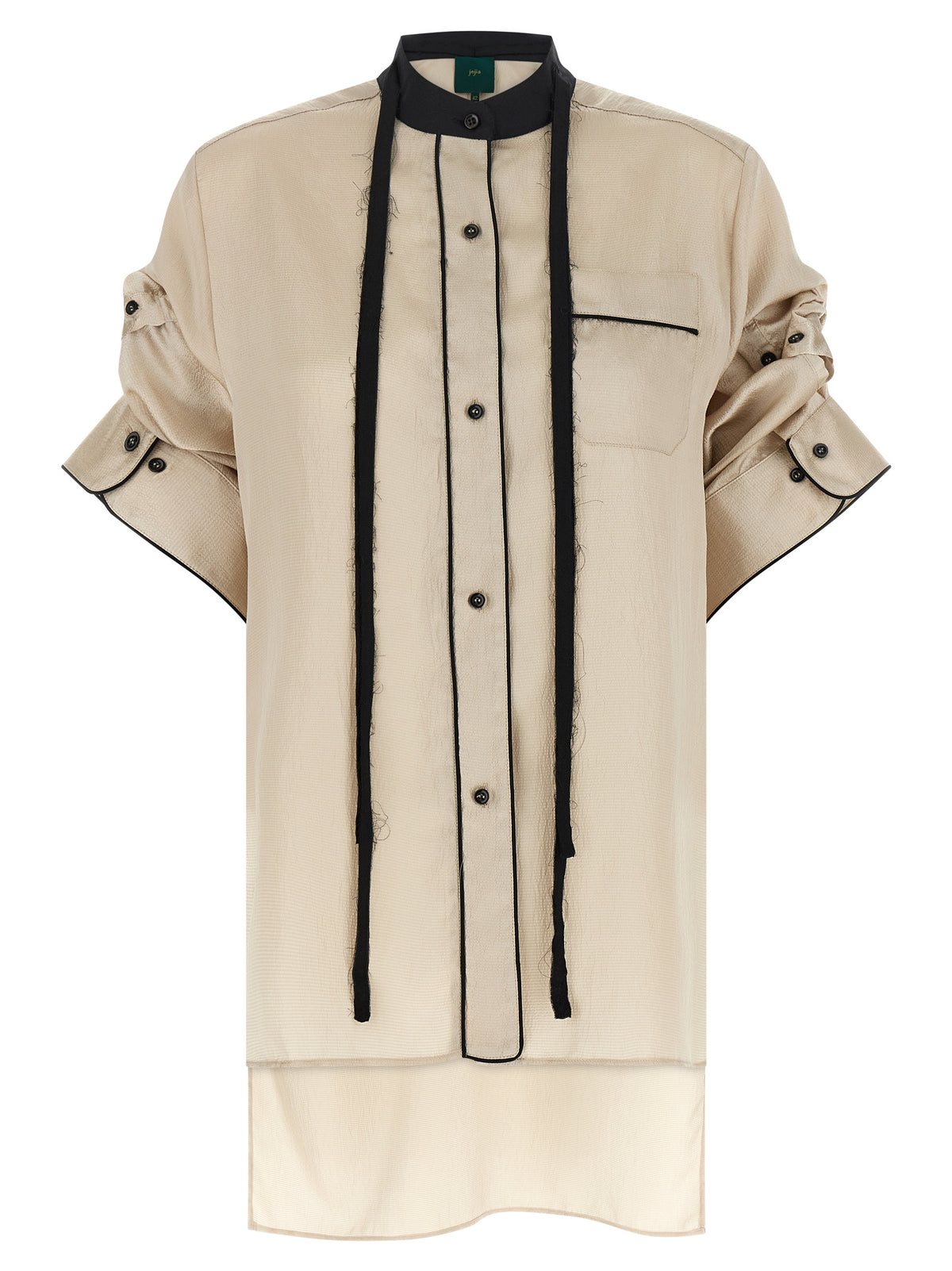 MAISON JEJIA Blouse en polyester beige
