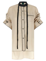 MAISON JEJIA Blouse en polyester beige