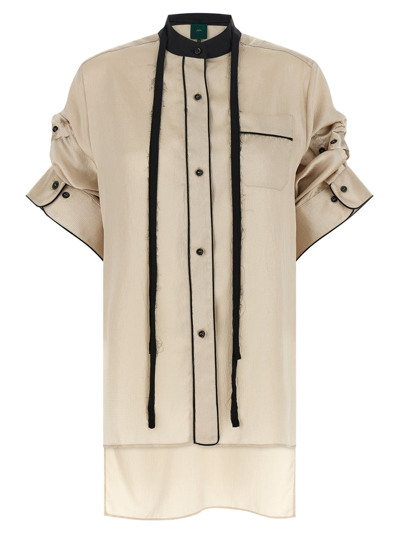 MAISON JEJIA Beige Polyester Blouse