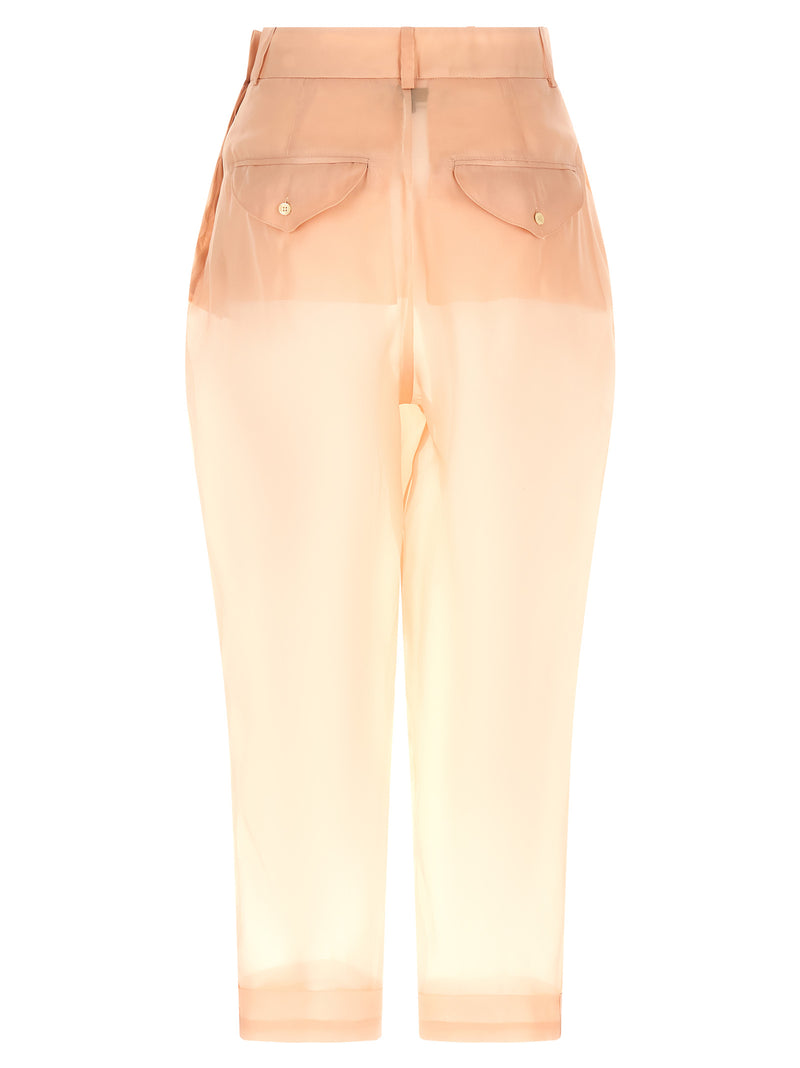 MAISON JEJIA Multicolor Silk Casual Pants